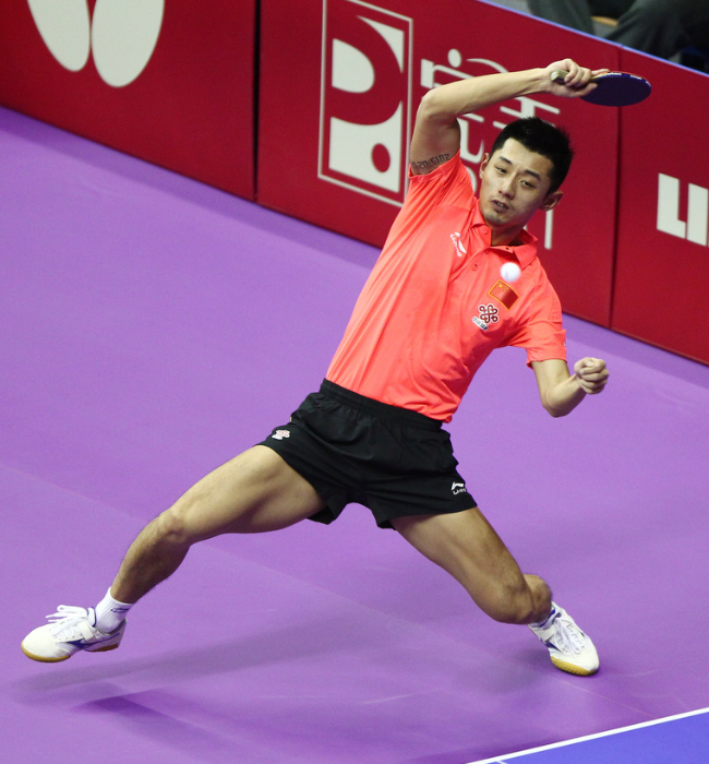 日本队力克奥地利队，张继科关键制胜